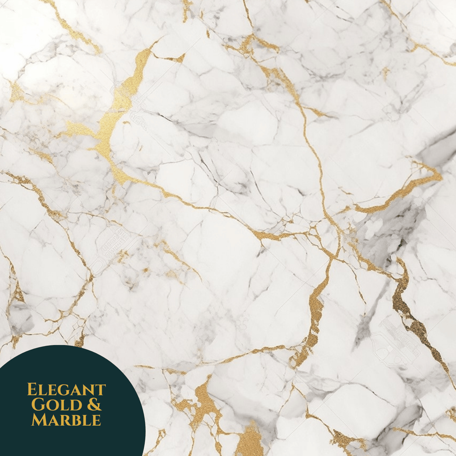 Elegant Gold & Marble