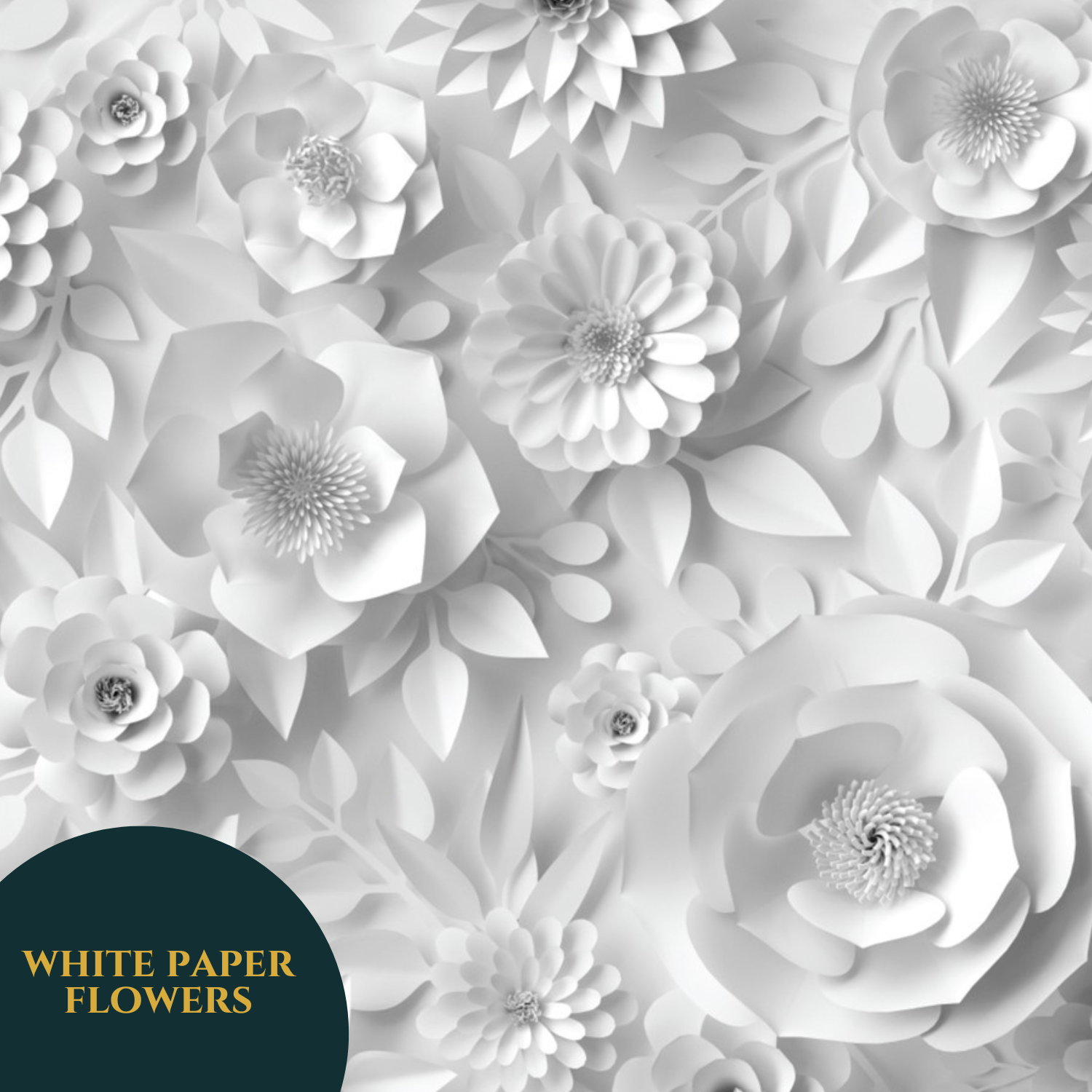 White Paper Flowers